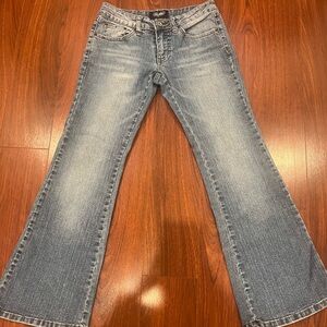 Angels Women's Light Blue Flared Jeans